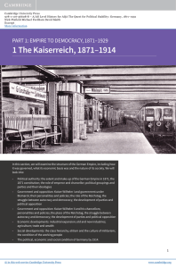 1 The Kaiserreich, 1871–1914 - Assets