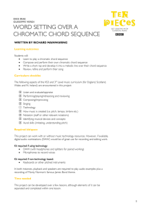 word setting over a chromatic chord sequence