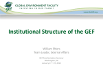 GEF Orientation Session for New Council and Alternate Members