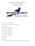 form - Beyond Limits Therapeutic Riding
