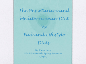 The Pescetarian and Mediterranean Diet Is it the right lifestyle?