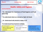 Food safety Hygienic Practices personal hygiene