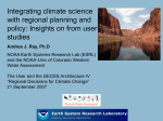 Integrating climate science with regional planning and policy