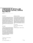comparison of optical and ultrasound central corneal pachymetry
