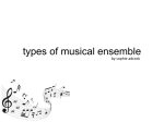 types of musical ensemble