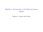 Module 4: Introduction to the Normal Gamma Model