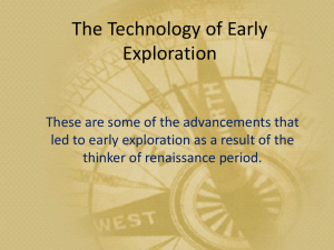 The Technology of Early Exploration