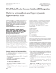 Diabetic ketoacidosis and hyperglycemic hyperosmolar state