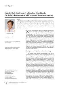 Straight Back Syndrome - bangkokmedjournal.com