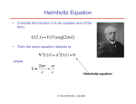 Helmholtz Equation