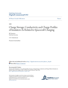 Charge Storage, Conductivity and Charge Profiles of Insulators As