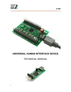 universal human interface device technical manual - U