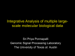 Integrative Analysis of multiple large