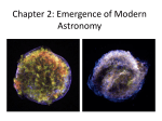 Chapter 2: Emergence of Modern Astronomy