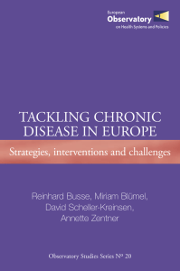 Tackling chronic disease in Europe - WHO/Europe