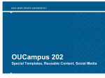 Slides: OU Campus 202: Special Templates, Reusable Content and
