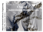 Lecture for Chapter 7, System Design: Addressing Design Goals
