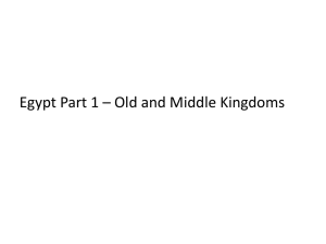 Old and Middle Kingdoms