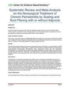 Systematic Review and Meta-Analysis on the Nonsurgical Treatment