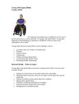 Living With Spina Bifida Young Adults