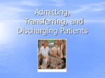 Admitting, Transferring, and Discharging Patients