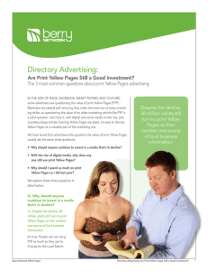 Directory Advertising - Association of Directory Publishers