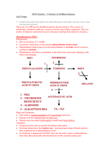 Genetics of Childhood Diseases