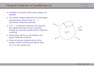 Charged Conductor at Equilibrium (1)