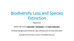 Biodiversity Loss and Species Extinction