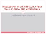 DISEASES OF THE DIAPHRAGM, CHEST WALL, PLEURA, AND