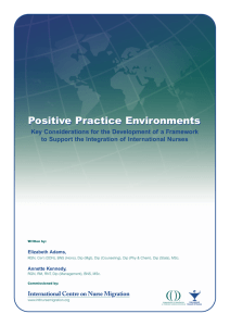 Positive Practice Environments Positive Practice Environments