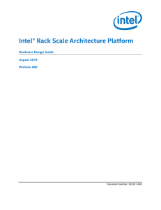 Intel® Rack Scale Architecture Platform Hardware Guide