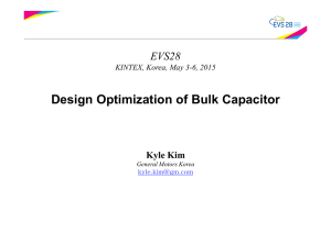 Design Optimization of Bulk Capacitor