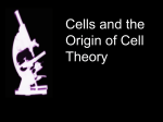 Origin of Cells and the Cell Theory