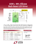 100W+, 98% Efficient Buck-Boost LED Driver