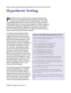 Hypothesis Testing - My FIT (my.fit.edu)