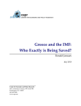 Greece and the IMF: Who Exactly is Being Saved?