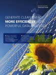 Generate clean enerGy MORE EFFICIENTLY with powerful data