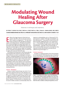 Modulating Wound Healing After Glaucoma Surgery