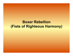 Boxer Rebellion (Fists of Righteous Harmony)