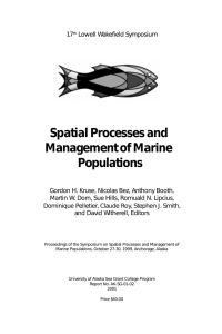 Spatial Processes and Management of Marine Populations