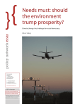 Needs must: should the environment trump prosperity?