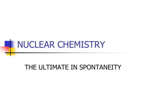 Nuclear Chemistry PowerPoint presentation