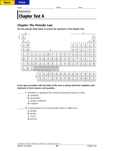 Chapter Test A