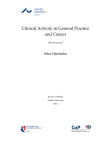 Clinical Activity in General Practice and Cancer