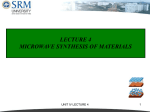 lecture 4 microwave synthesis of materials