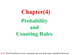 Probabilities for