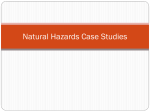 Natural Hazards Case Studies - Chew Valley School | Intranet