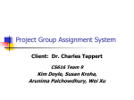 Project Group Assignment System
