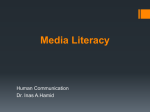 Media Literacy - Dr.Inas A.Hamid